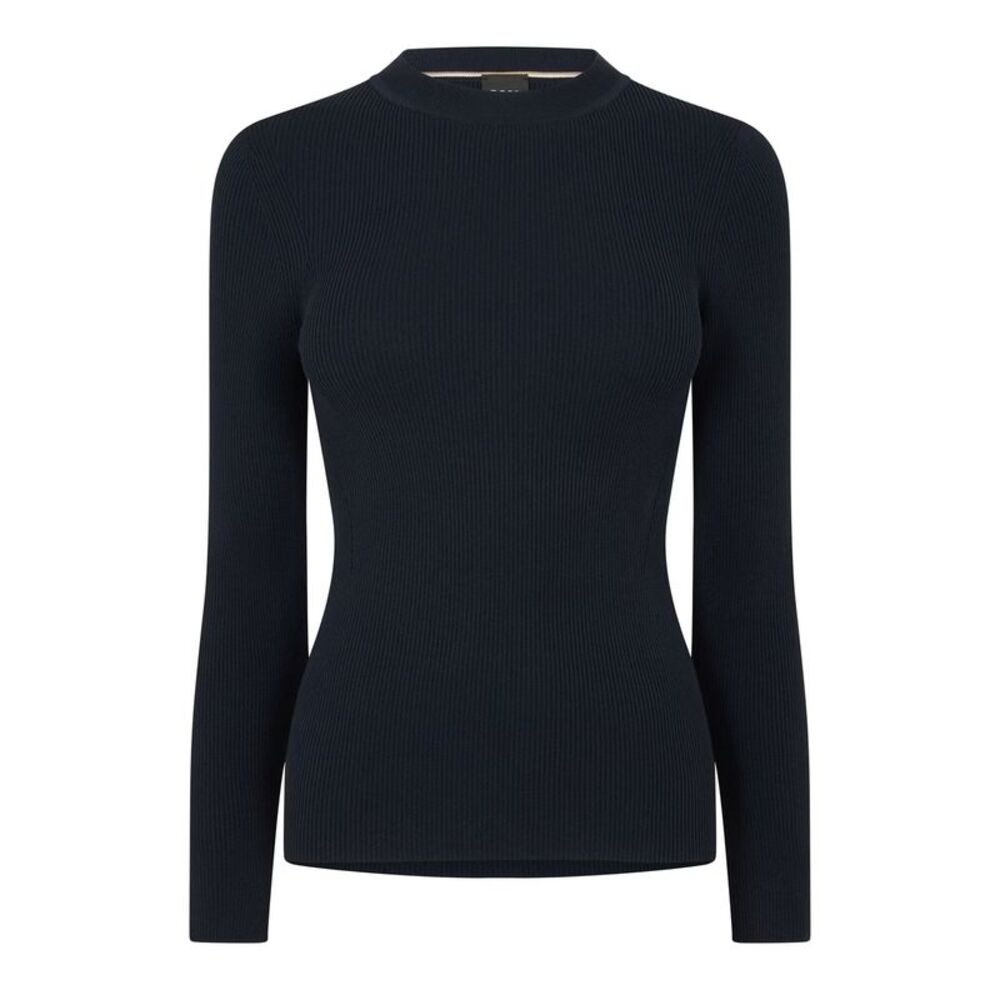Boss Womens/Ladies Febisan Knitted Sweatshirt / Blue